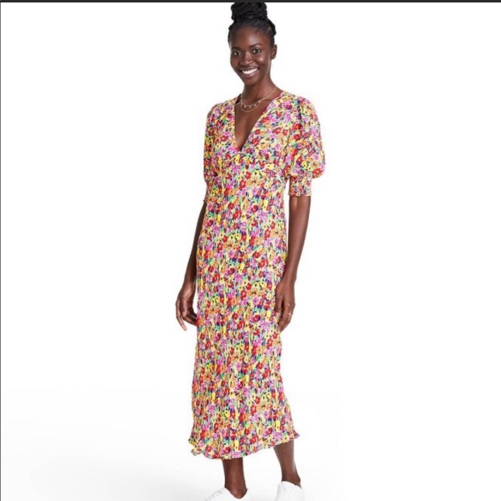 Rixo for Target Floral Puff Sleeve Dress